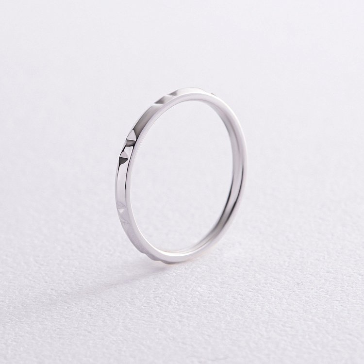 Каблучка "Меган" у білому золоті к07406 від ювелірного магазину Онікс - 4