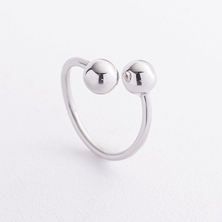 Серебряное кольцо "Шарики" 901-01620 от ювелирного магазина Оникс