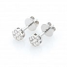 Золоті сережки-пусети з діамантами сб0107gl от ювелирного магазина Оникс