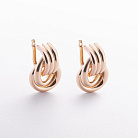 Серьги "Jessica" в желтом золоте с09683 от ювелирного магазина Оникс