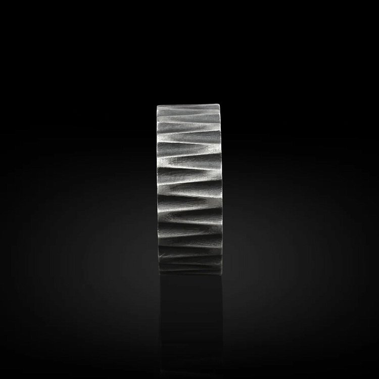 Серебряное кольцо "Геометрия" 112710 от ювелирного магазина Оникс - 11