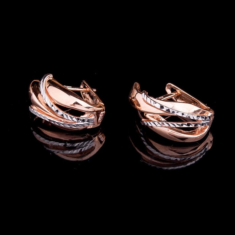 Золоті сережки с03877 від ювелірного магазину Онікс