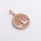 Золотий кулон "Дерево життя" з фіанітами п03013 от ювелирного магазина Оникс