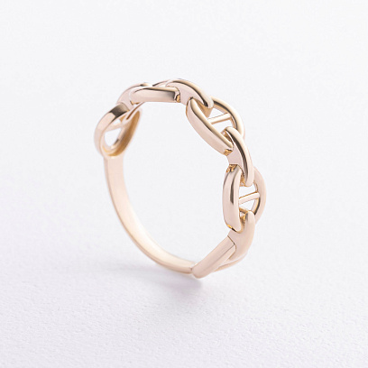 Кольцо "Helen" в желтом золоте к08476 №2