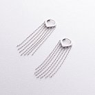 Срібні сережки з ланцюжками OR116710 от ювелирного магазина Оникс - 7