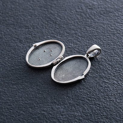 Срібний кулон з хрестиком "Спаси та Збережи" для фото 7351 №7