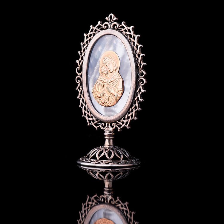 Икона Богоматери Владимирской 23430 от ювелирного магазина Оникс