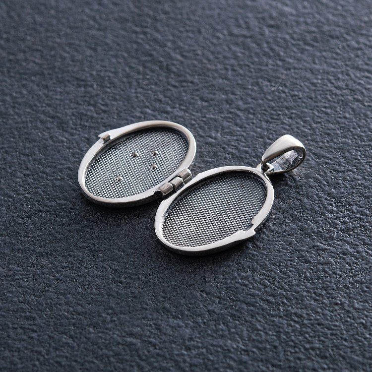 Срібний кулон з хрестиком "Спаси та Збережи" для фото 7351 від ювелірного магазину Онікс - 6