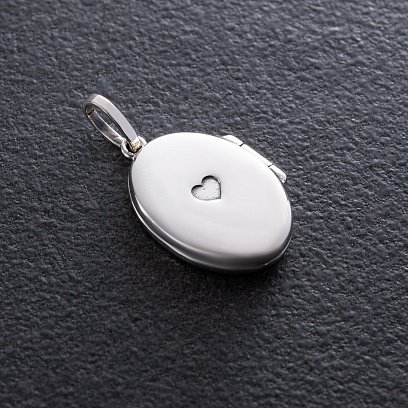 Серебряный кулон "Древо жизни. Семейное дерево" для фотографии (чернение) 7345 №5