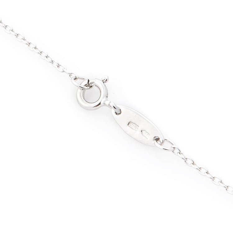 Срібне кольє з сердечками (емаль) 18642 від ювелірного магазину Онікс - 2