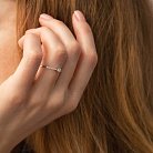 Помолвочное золотое кольцо с бриллиантами 229391121 от ювелирного магазина Оникс - 4