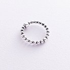 Серебряное кольцо "Шарики" 112533 от ювелирного магазина Оникс - 1