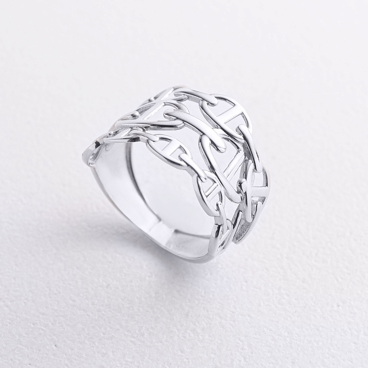 Каблучка "Helen" у білому золоті к08434 від ювелірного магазину Онікс