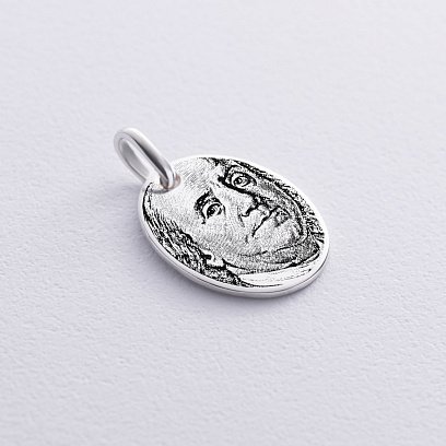 Срібний кулон "Бенджамін Франклін" (овальний) 133045фр