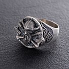 Чоловічий срібний перстень "Вікінг" 422 от ювелирного магазина Оникс