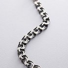 Мужской серебряный браслет (гарибальди 1.4 см) ч0217823 от ювелирного магазина Оникс - 2