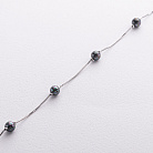 Серебряный браслет с жемчугом 141909 от ювелирного магазина Оникс - 1