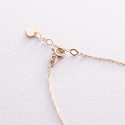 Браслет "Сердечко" в желтом золоте б05182 №6