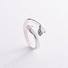 Серебряное кольцо "Обьятия" 112677 от ювелирного магазина Оникс - 6