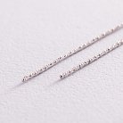 Серебряные серьги - протяжки "Шарики" 123170 от ювелирного магазина Оникс - 3