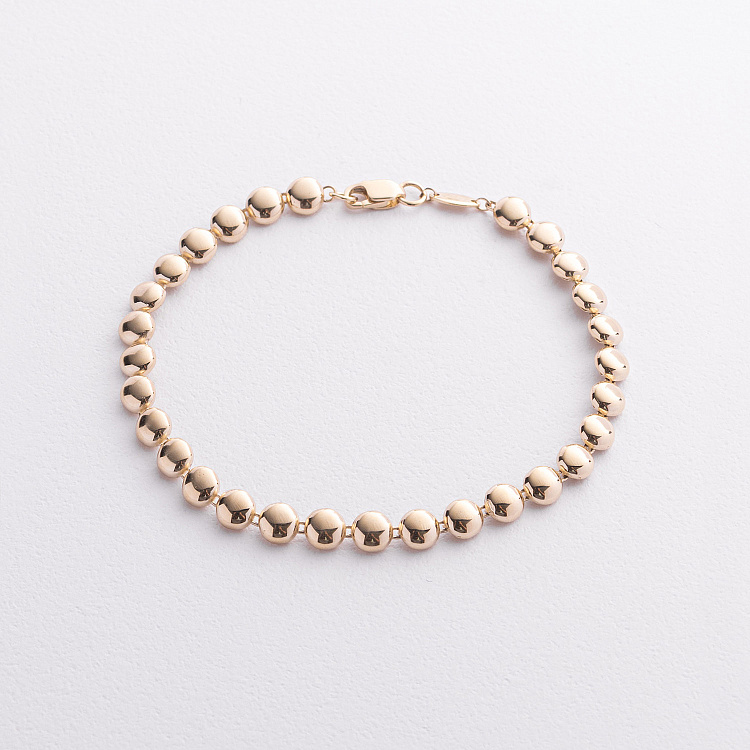 Браслет "Gloria" в желтом золоте б05780 от ювелирного магазина Оникс