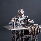 Серебряная фигура ручной работы "Портной" сер00060 от ювелирного магазина Оникс - 2