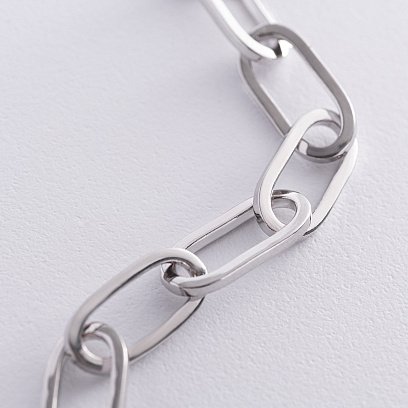 Серебряный браслет "Цепочка" (глянцевый) 141649 №3