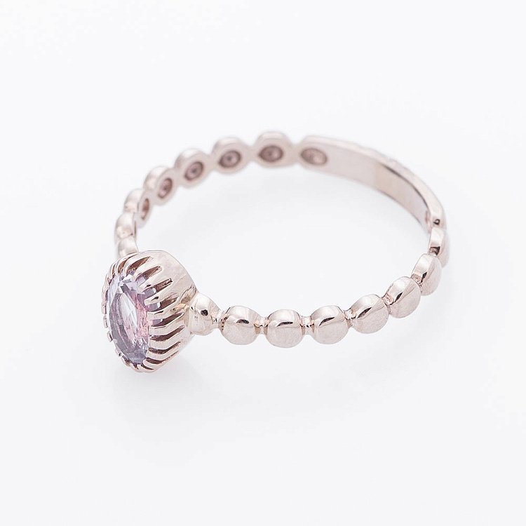 Золотое кольцо с аметистом 02-1332.0.2240 от ювелирного магазина Оникс - 2