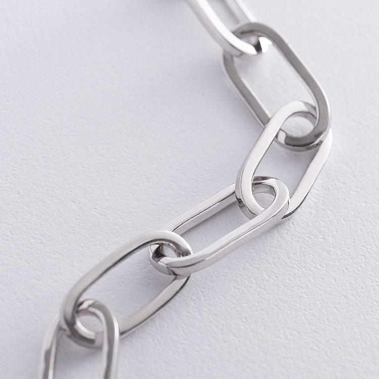 Серебряный браслет "Цепочка" (глянцевый) 141649 от ювелирного магазина Оникс - 2