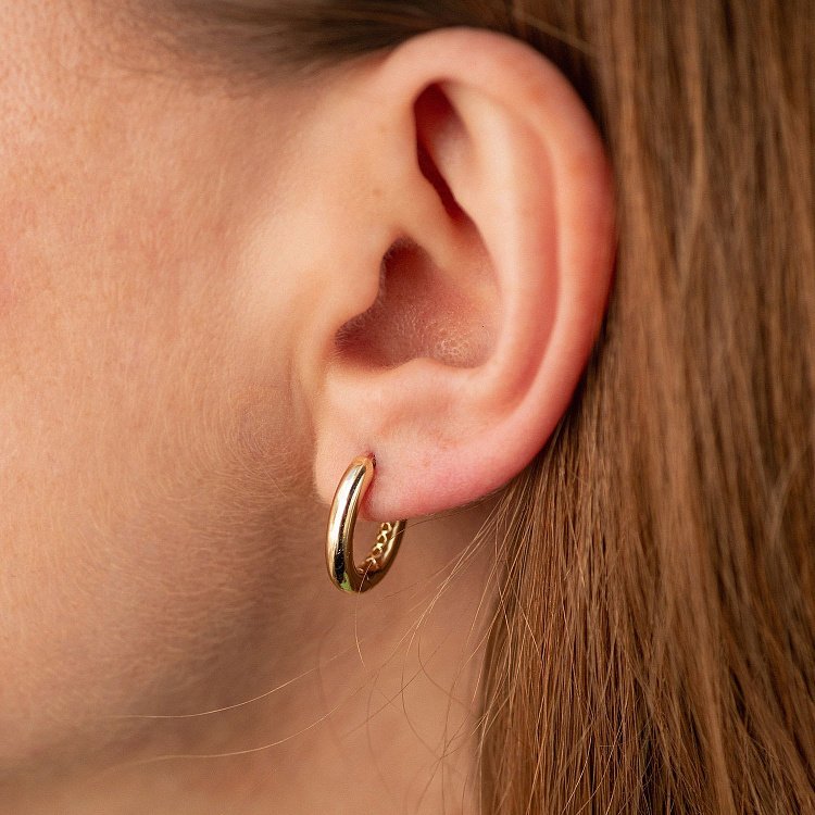 Серьги "Stella" в желтом золоте с08867 от ювелирного магазина Оникс - 4