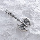 Срібний кулон "Подвійна сокира" 7049 от ювелирного магазина Оникс - 10