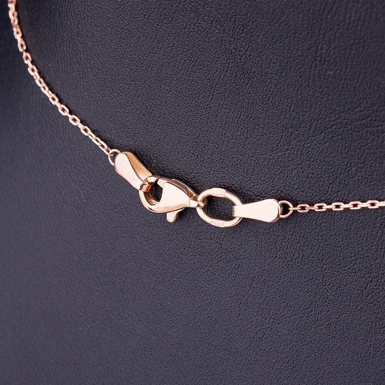 Золотое колье с натуральными камнями кол00535 от ювелирного магазина Оникс - 4