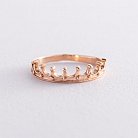 Золотое кольцо "Корона" к04426 от ювелирного магазина Оникс