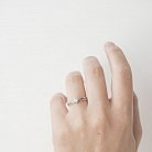 Золотое помолвочное кольцо (бриллианты) кб0044 от ювелирного магазина Оникс - 4