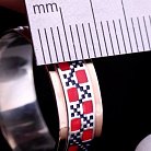 Серебряное кольцо "Украинская вышивка" 715(к) от ювелирного магазина Оникс - 1