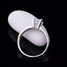 Срібний перстень (фіаніти, родій) 111593 от ювелирного магазина Оникс - 6