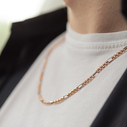 Мужская золотая цепочка ц00500 №7