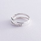Серебряное кольцо "Эдита" 112654 от ювелирного магазина Оникс - 6