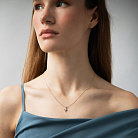 Хрестик з діамантом (біле золото) пб0161ri от ювелирного магазина Оникс - 1