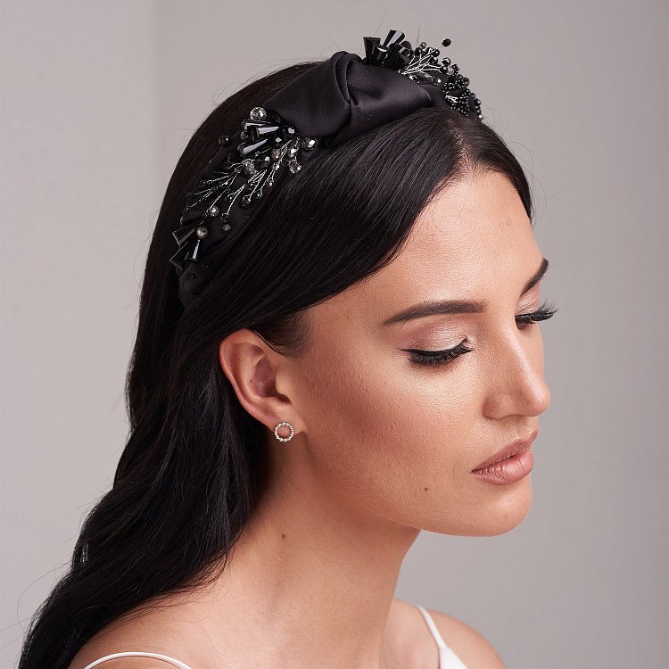 Сережки-пусети "Гармонія" в білому золоті с06903 від ювелірного магазину Онікс - 9