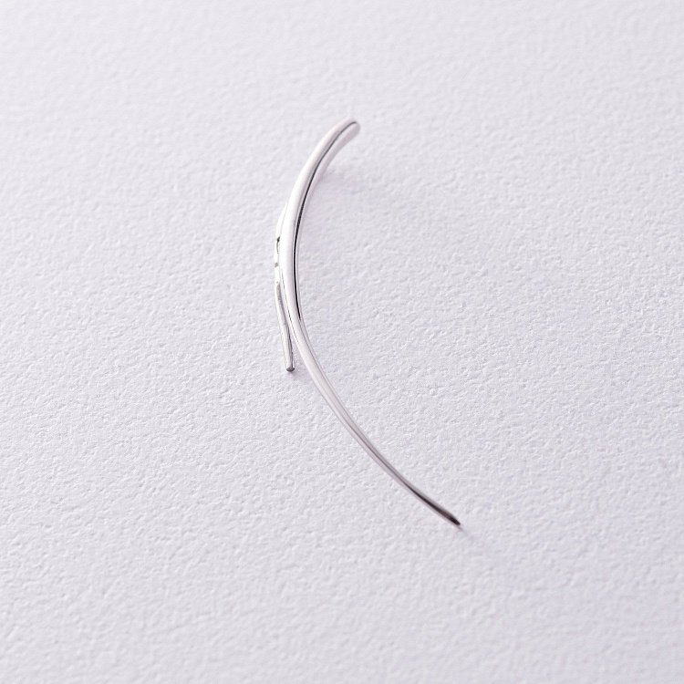 Срібна моносережка - клаймбер (на ліве вушко) 912-00928л від ювелірного магазину Онікс - 3