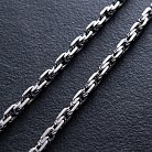 Мужская серебряная цепочка 15153 от ювелирного магазина Оникс - 3