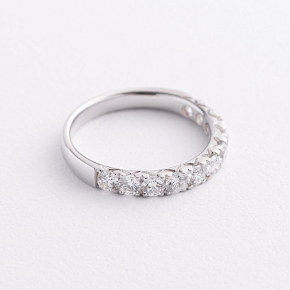 Золотое кольцо "Сердечки" с бриллиантами кб0515cha №2