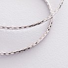 Серьги - кольца в серебре (6.1 см) 122957 от ювелирного магазина Оникс - 3