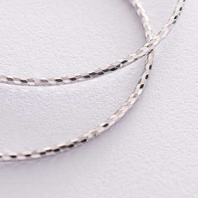 Серьги - кольца в серебре (6.1 см) 122957 №4