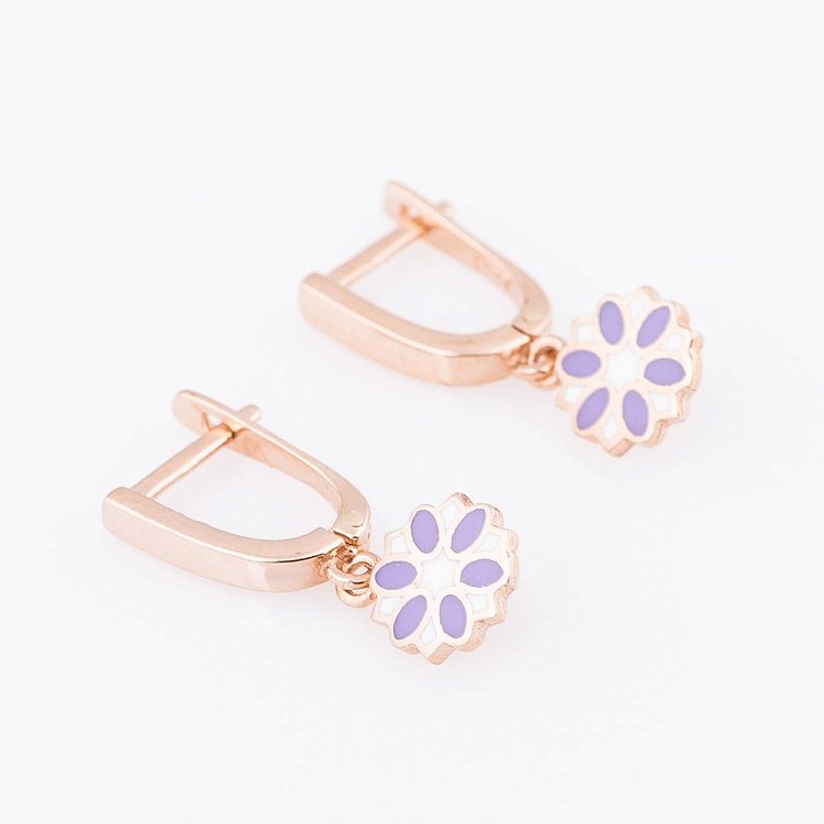 Дитячі золоті сережки "Квіточка" с04796ф від ювелірного магазину Онікс - 2