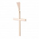 Золотой крест без распятия п02124 от ювелирного магазина Оникс