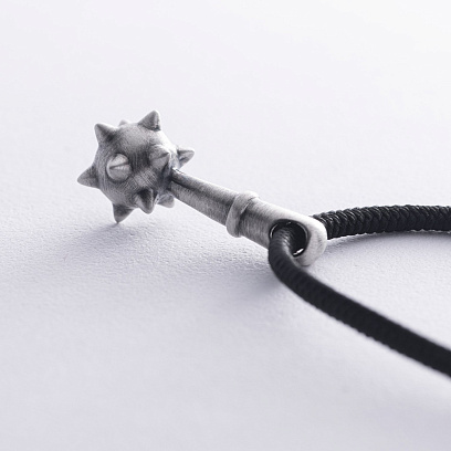 Подвеска "Булава" в серебре 133159 №5