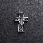 Серебряный крест с распятием 133010 от ювелирного магазина Оникс - 2