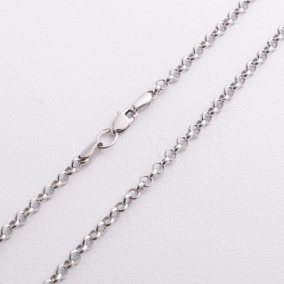 Ланцюжок Ролло в білому золоті ц00362-2,5